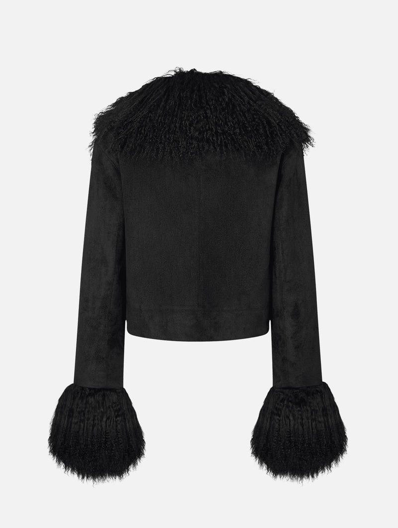 Cropped Penny Jacket in Black