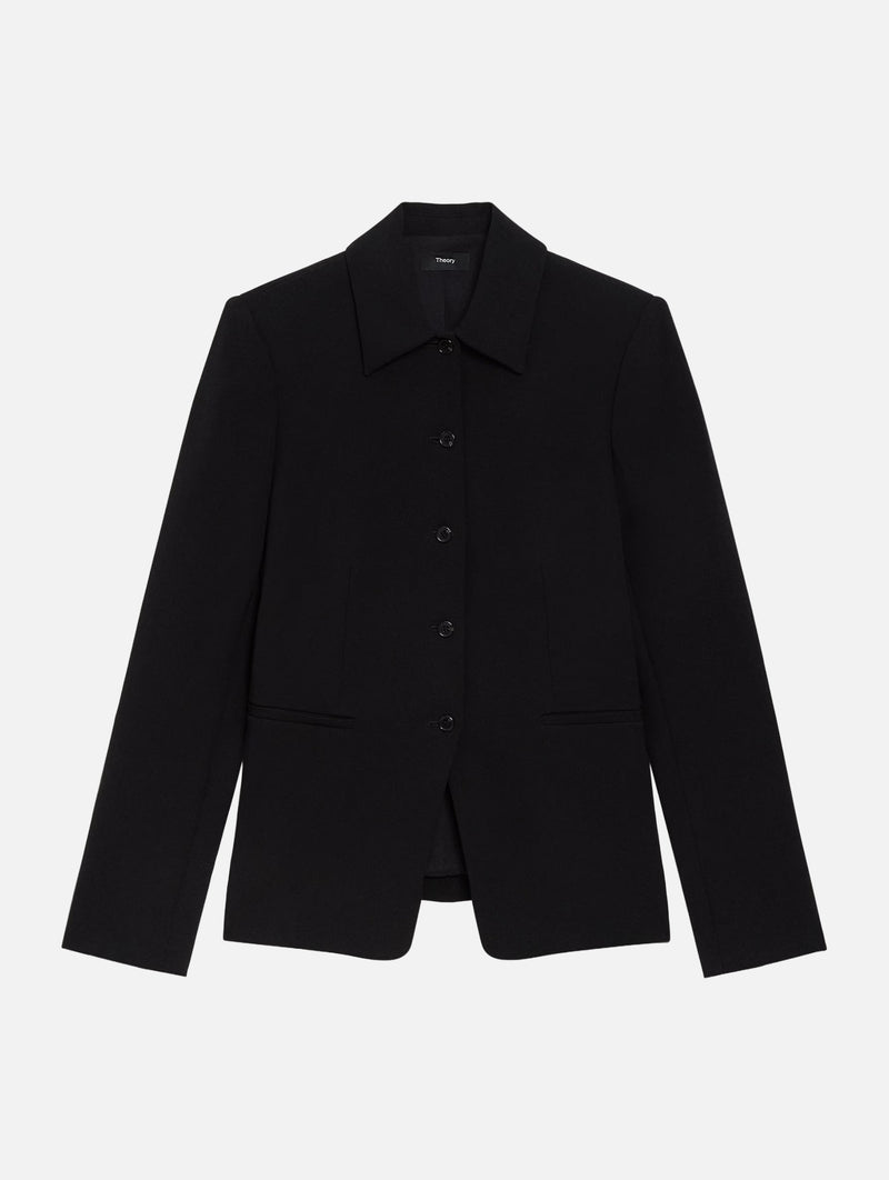 Cutaway Jacket in Black