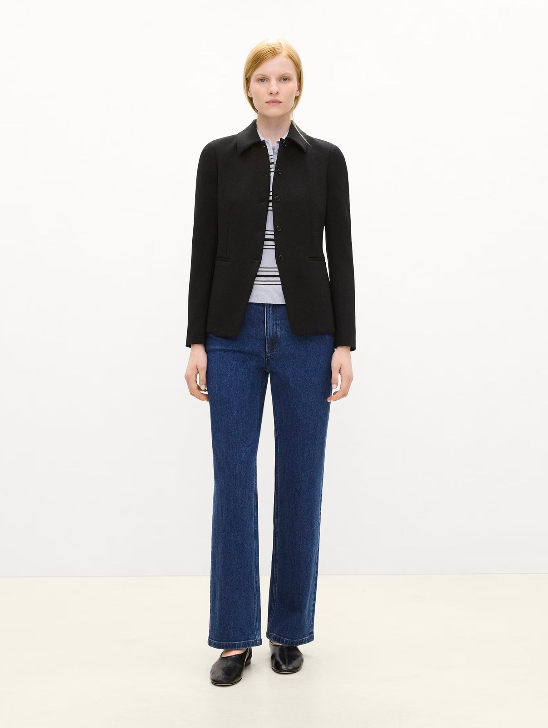 Cutaway Jacket in Black