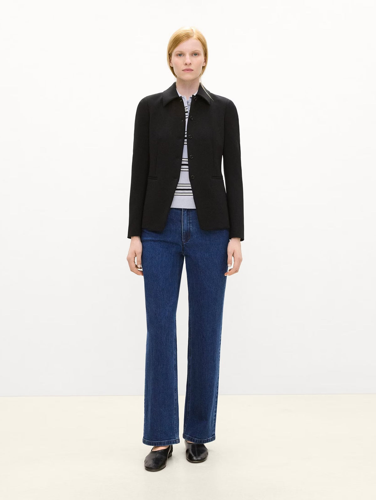 Cutaway Jacket in Black