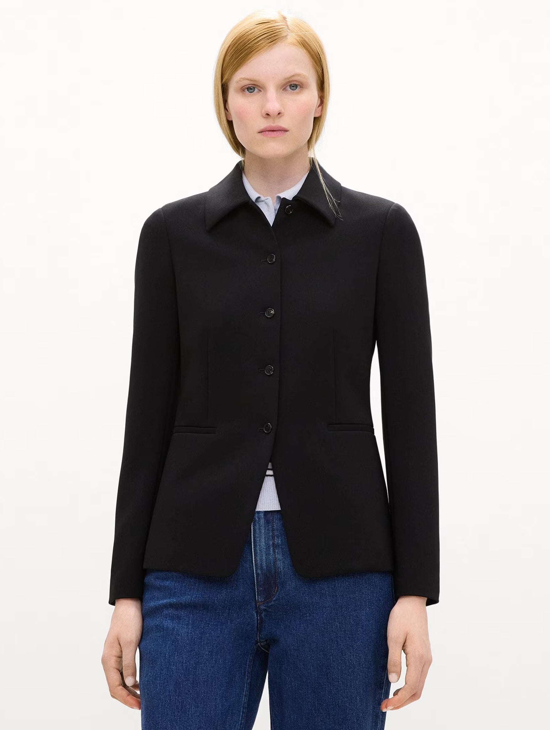 Cutaway Jacket in Black