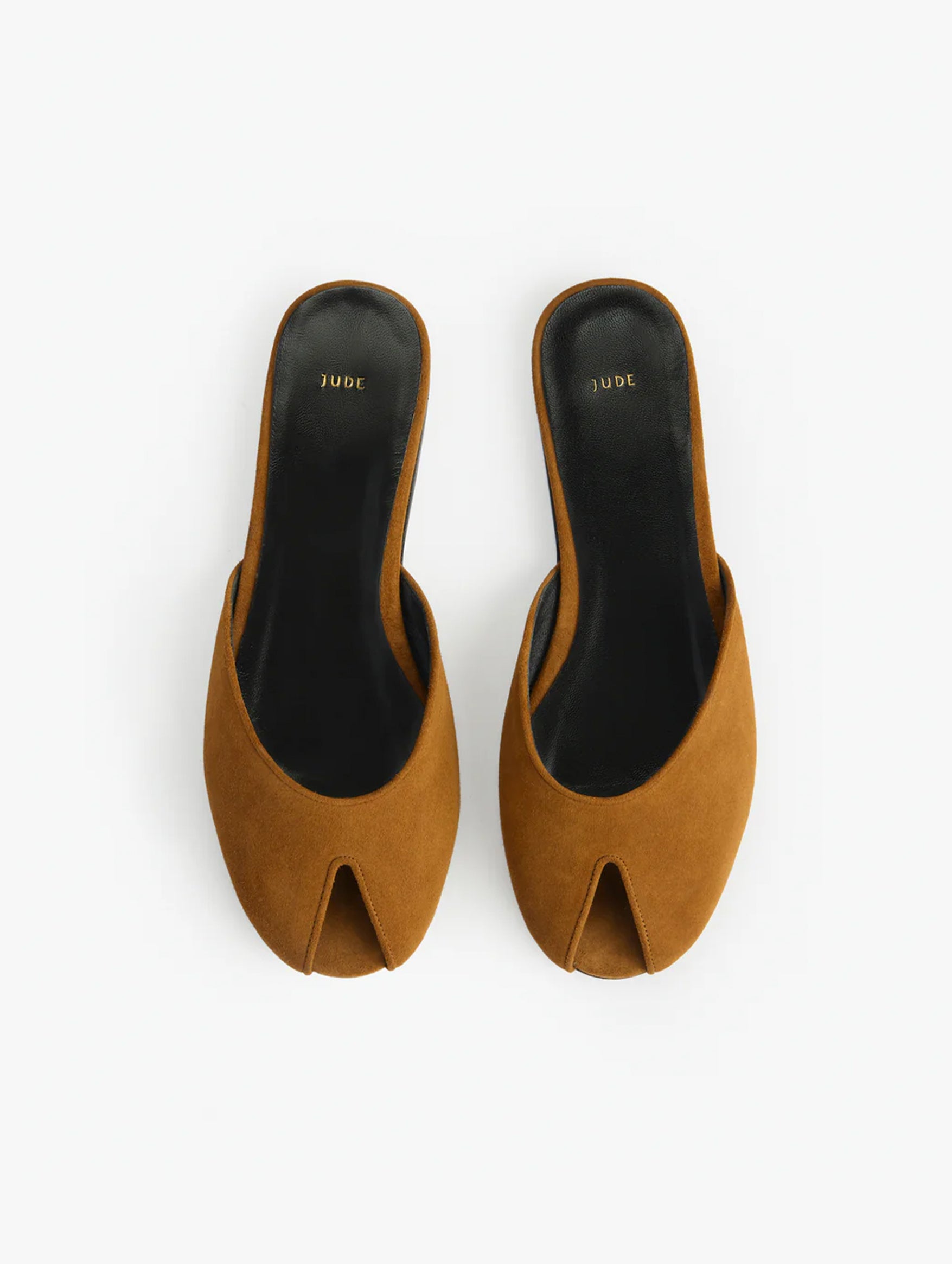 Date Flat in Tan Nubuck Leather