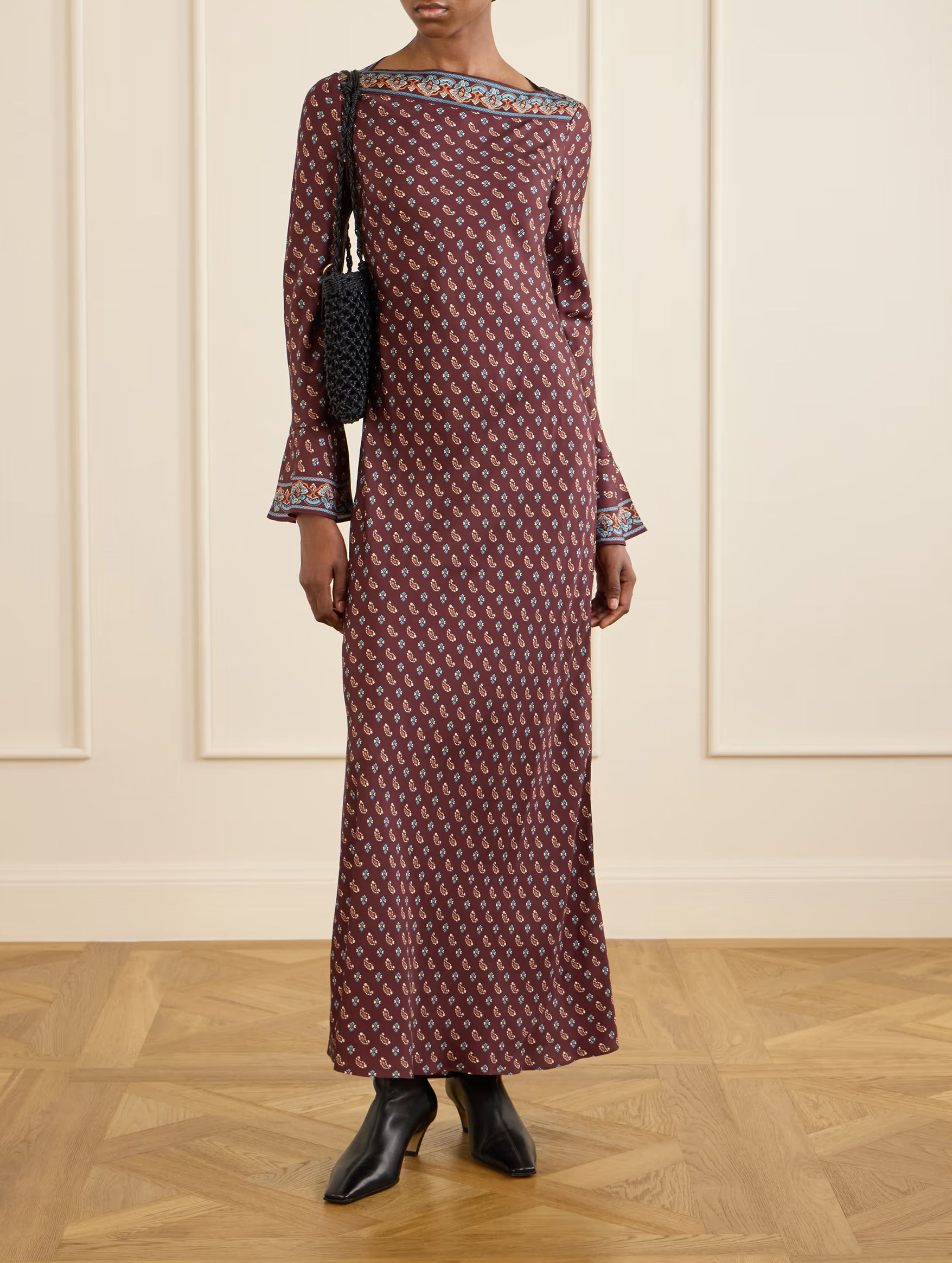 Davina Dress in Deauville Paisley