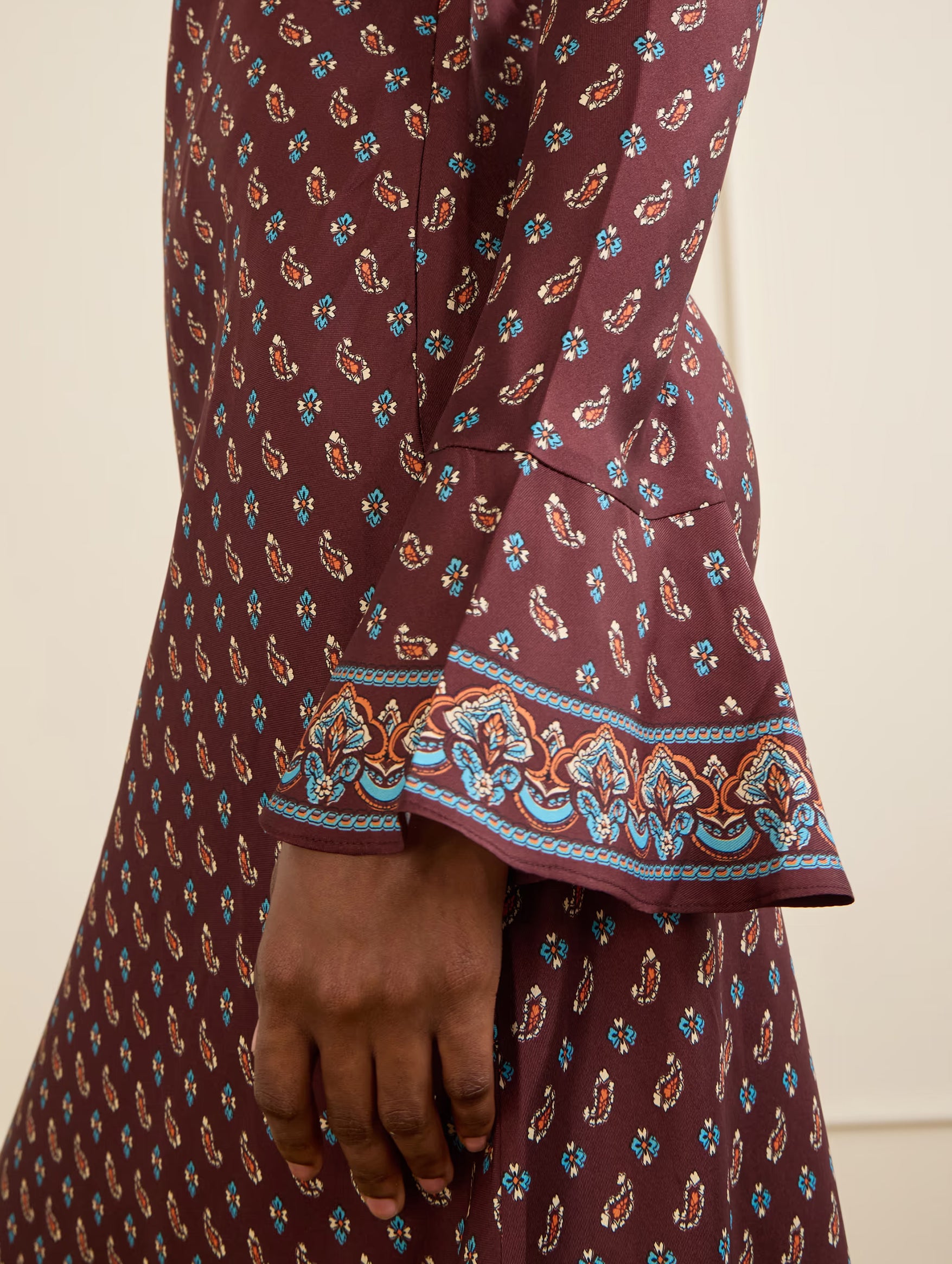Davina Dress in Deauville Paisley
