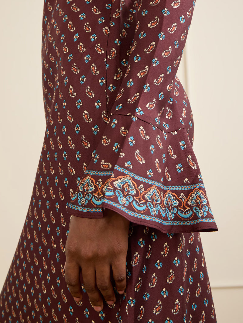 Davina Dress in Deauville Paisley