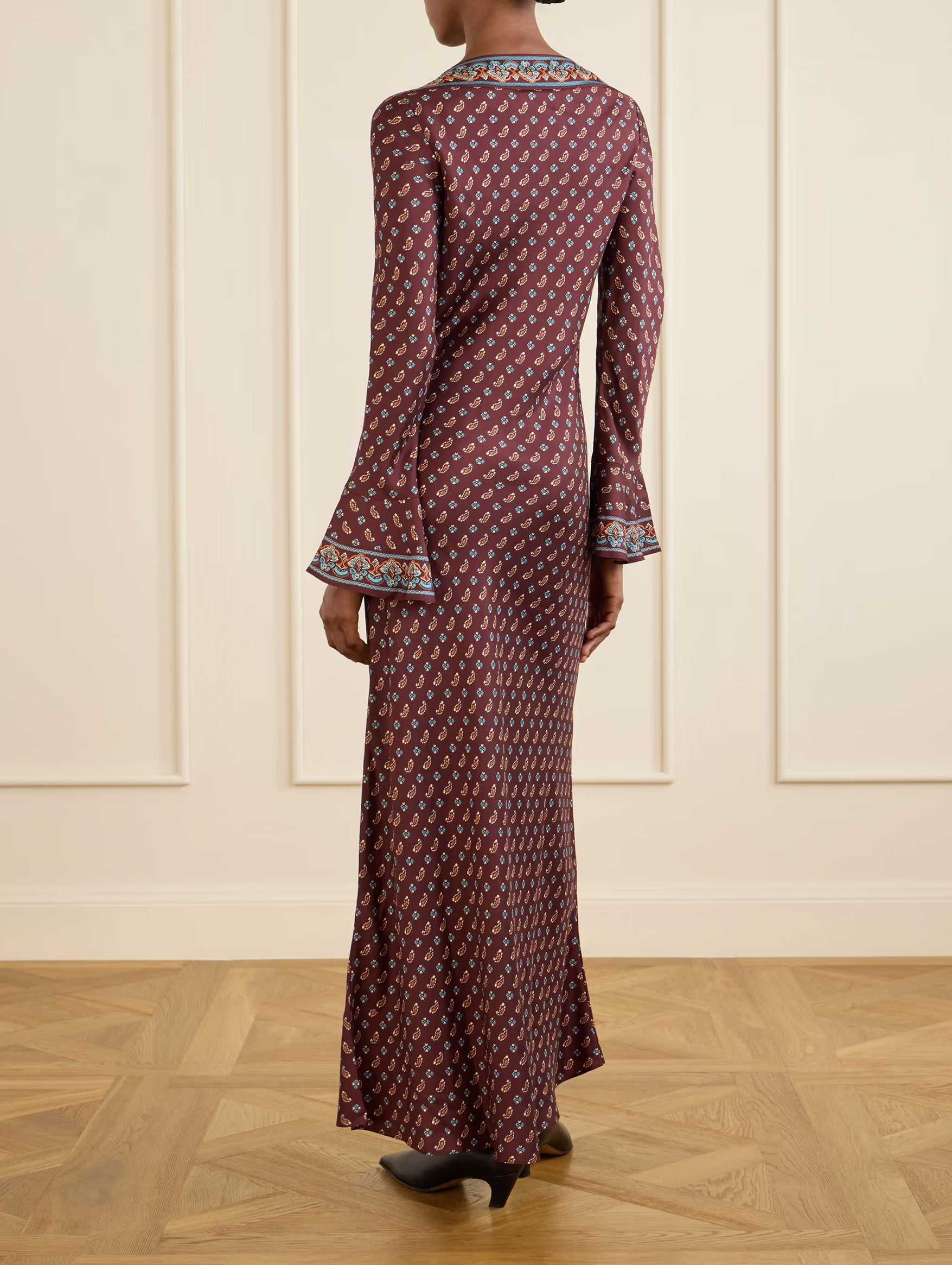 Davina Dress in Deauville Paisley
