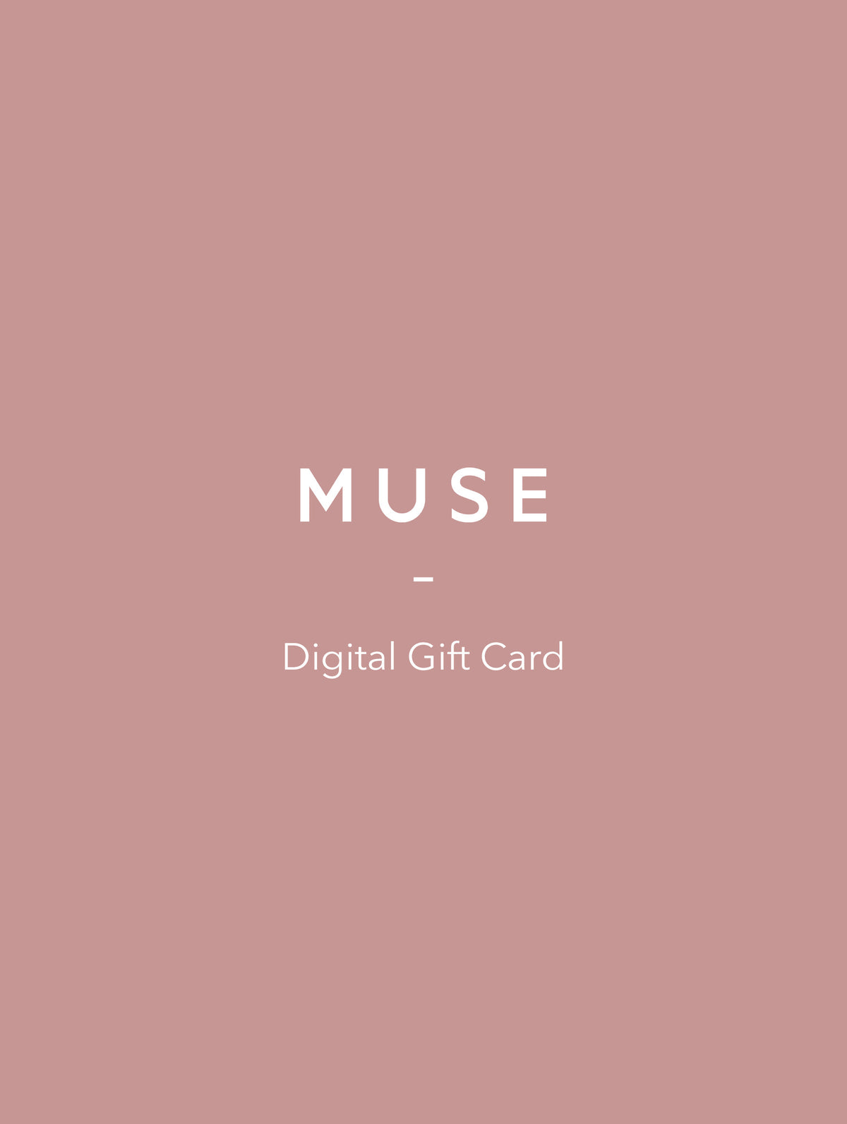Muse Digital Gift Card