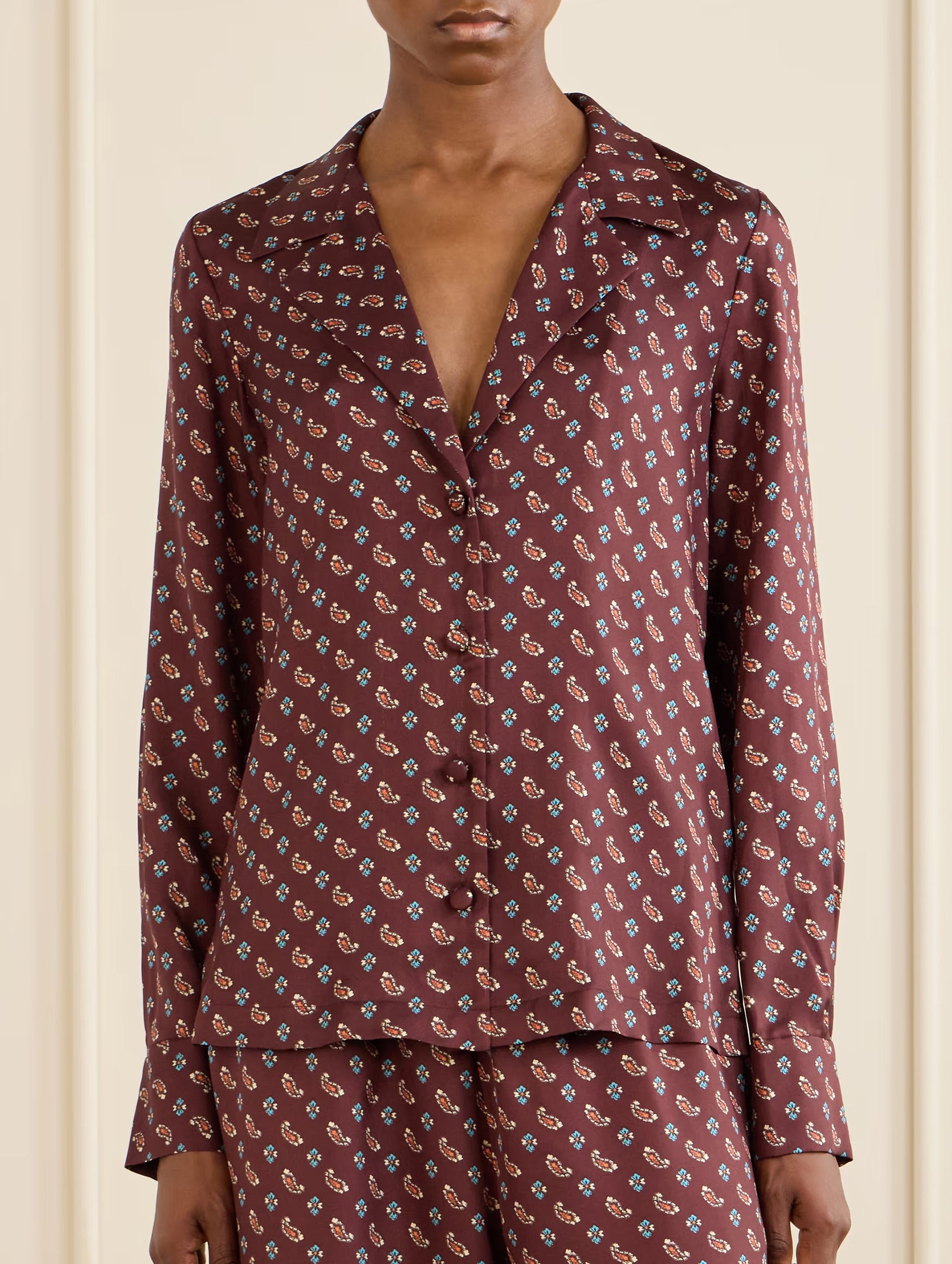 Dorsia Top in Deauville Paisley
