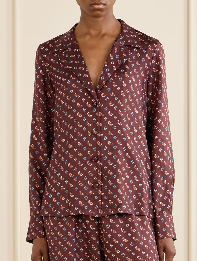 Dorsia Top in Deauville Paisley