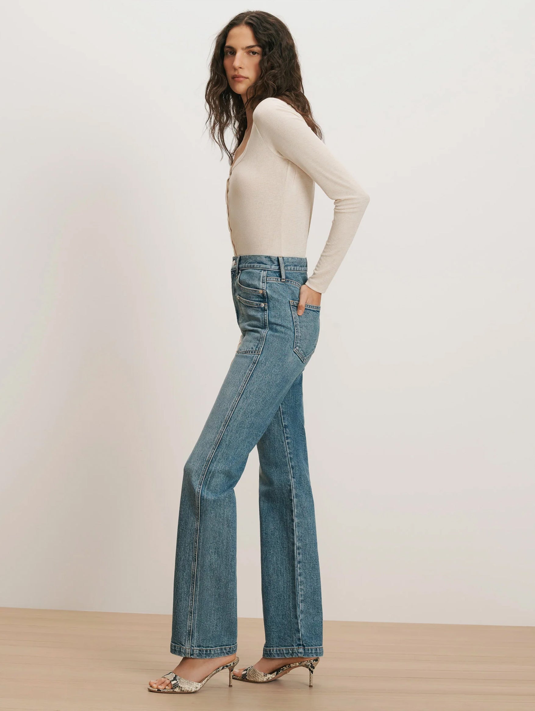 Dylan Straight-Leg Jean in Orbit Glare