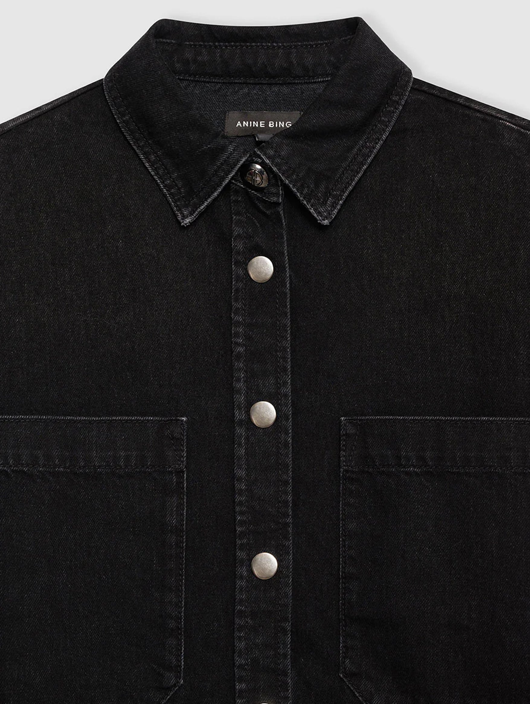 Dante Shirt in Iron Black Denim