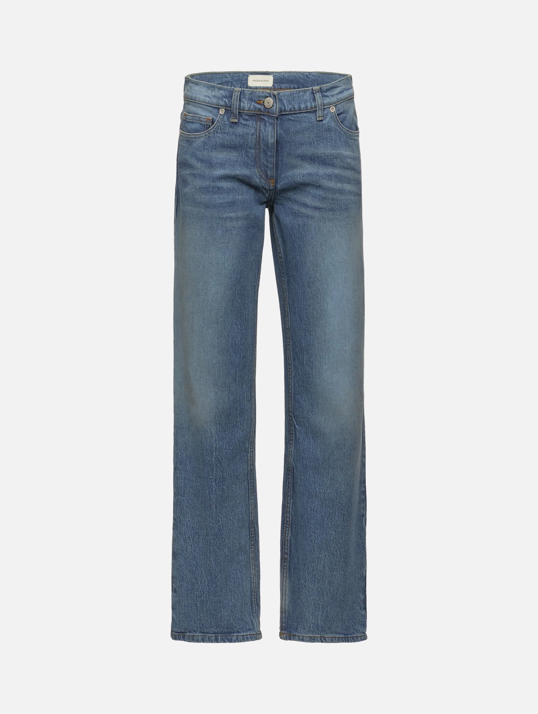 Denim Straight-leg Jeans in Blue