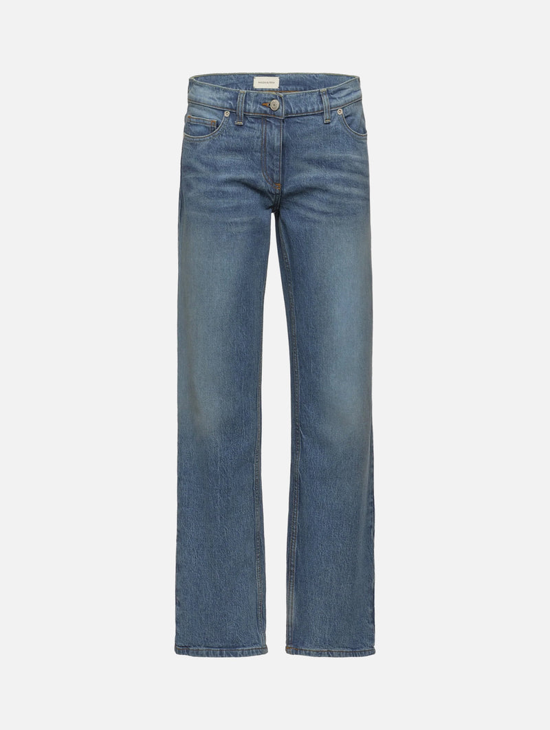 Denim Straight-leg Jeans in Blue