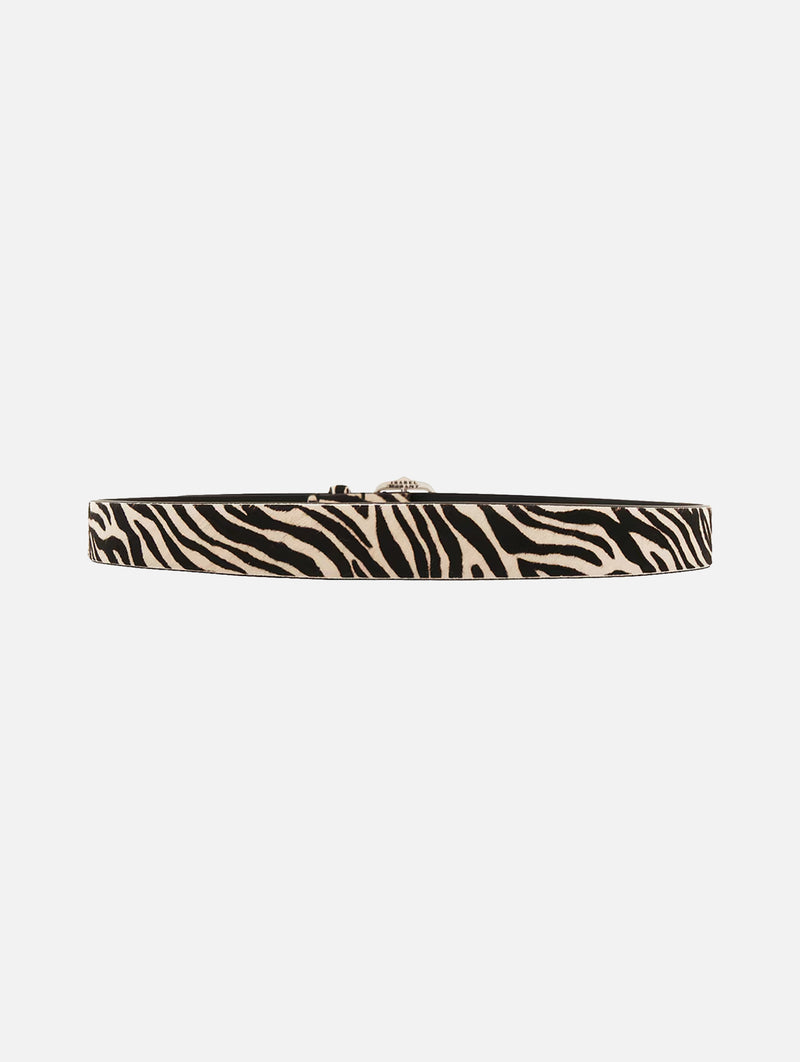 Depson Belt in Zebra/Palladium