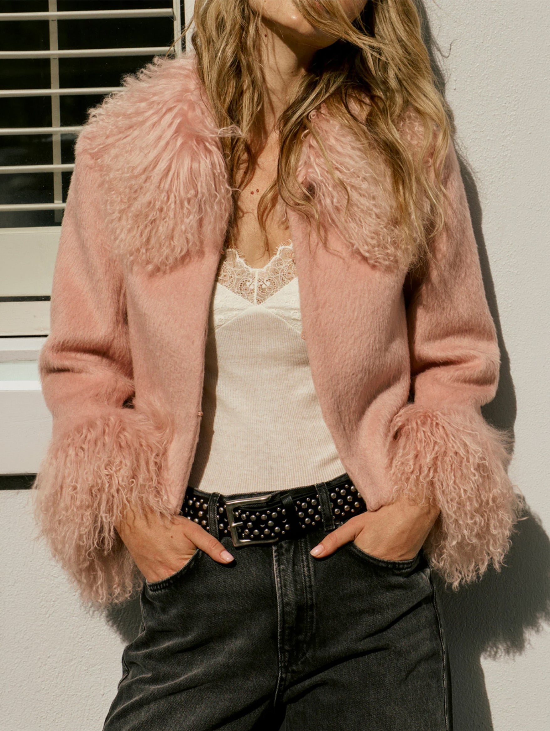 Dolly Jacket in Strawberry Milk