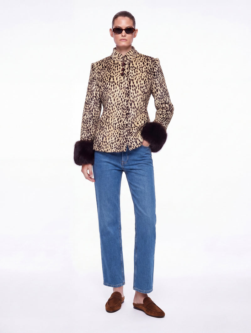 Dolly Jacket in Leopard