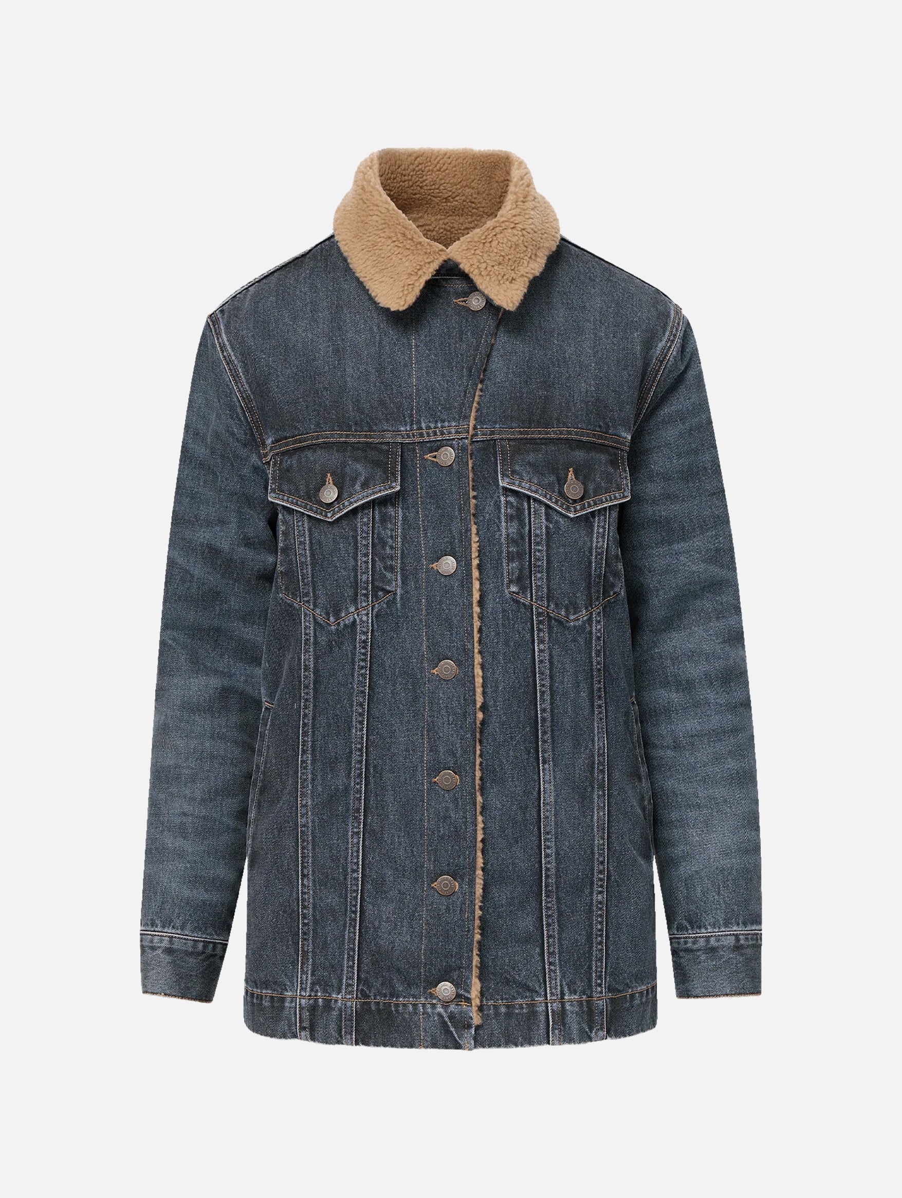 Donna Sherpa Denim Jacket in City Lights