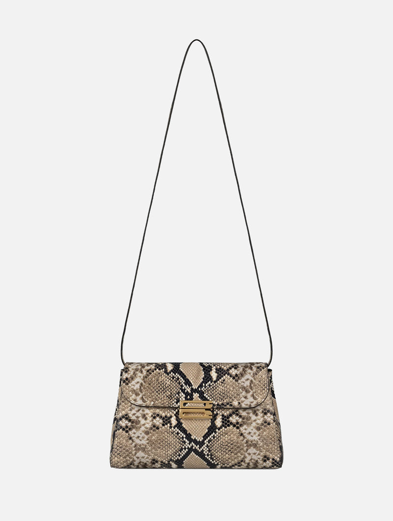 Dorian Trapeze Bag in Natural Brown