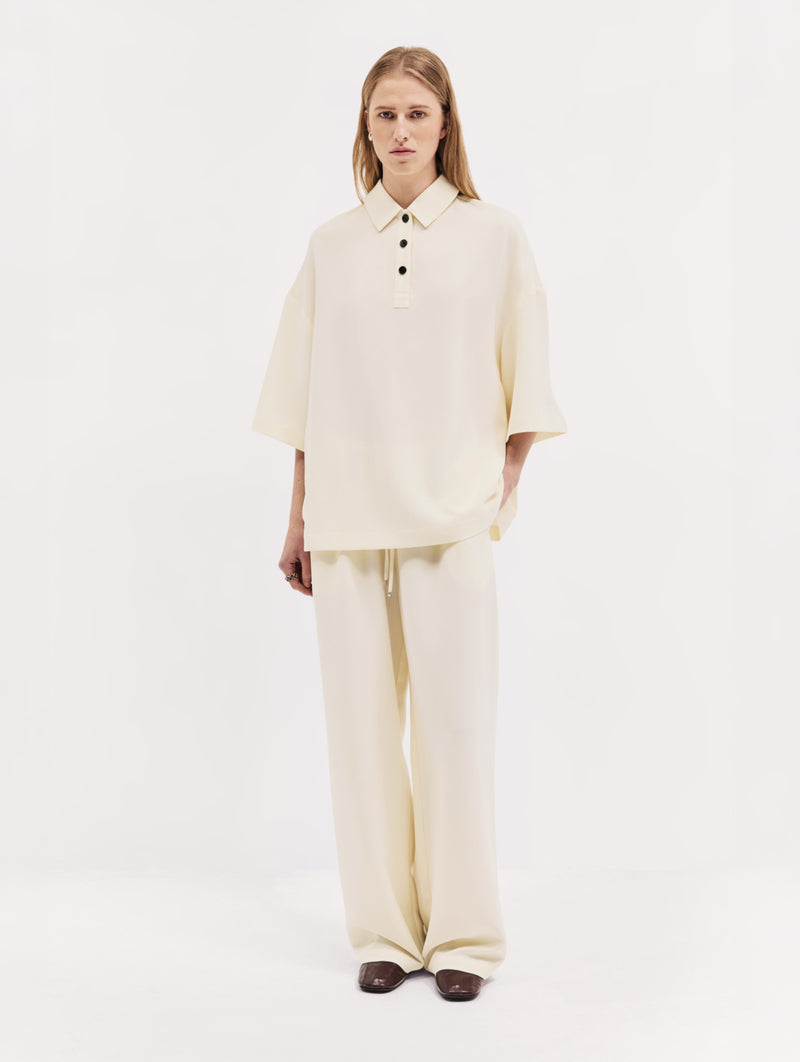Drew Trouser in Bone