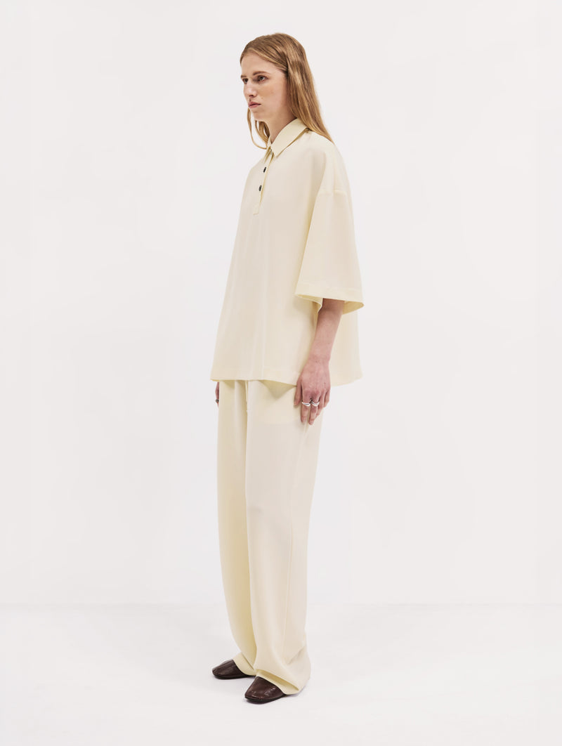 Drew Trouser in Bone