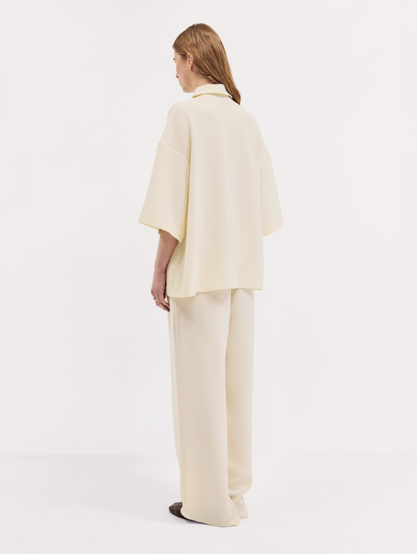 Drew Trouser in Bone