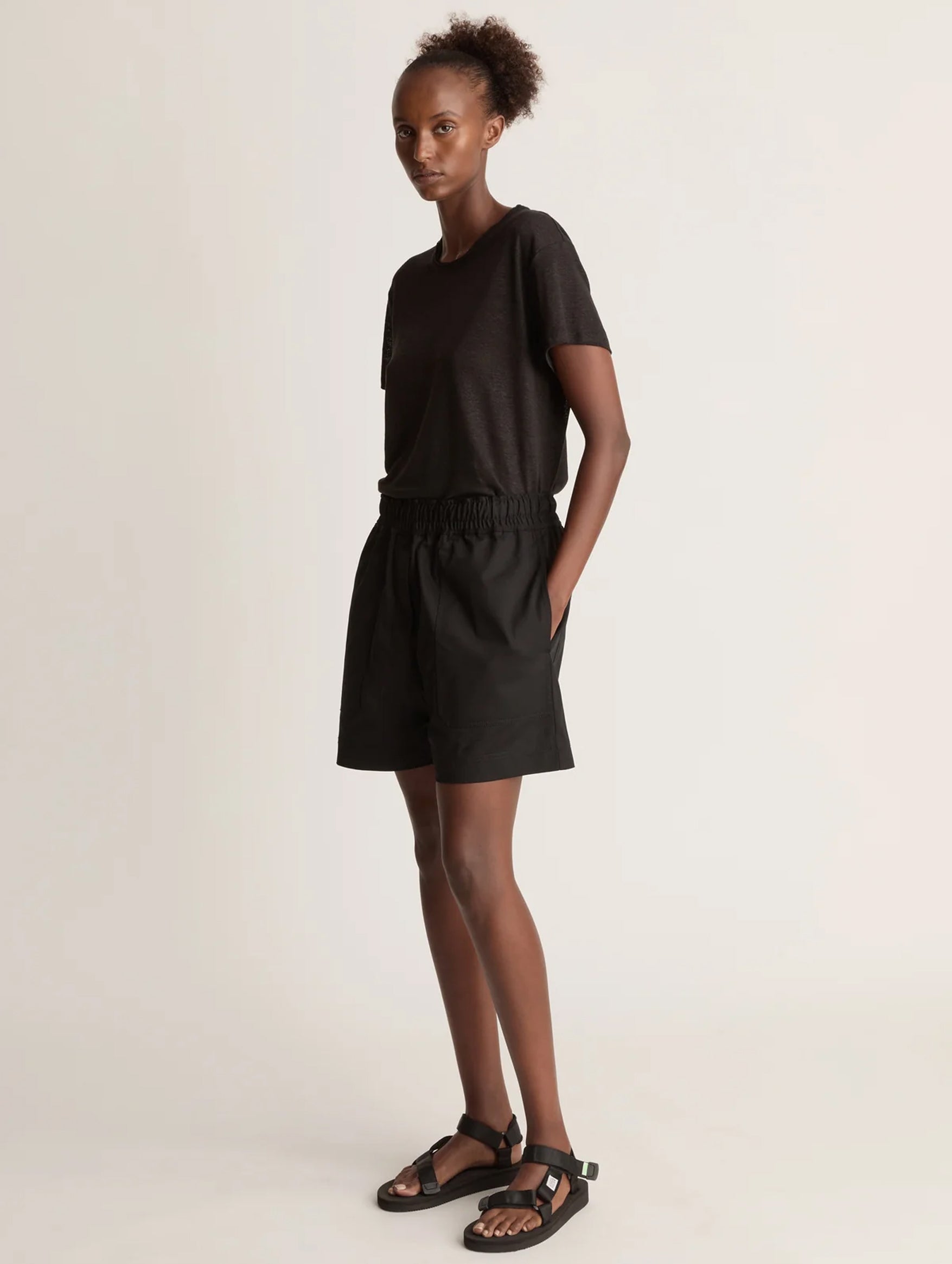 LM Drill Short in Black