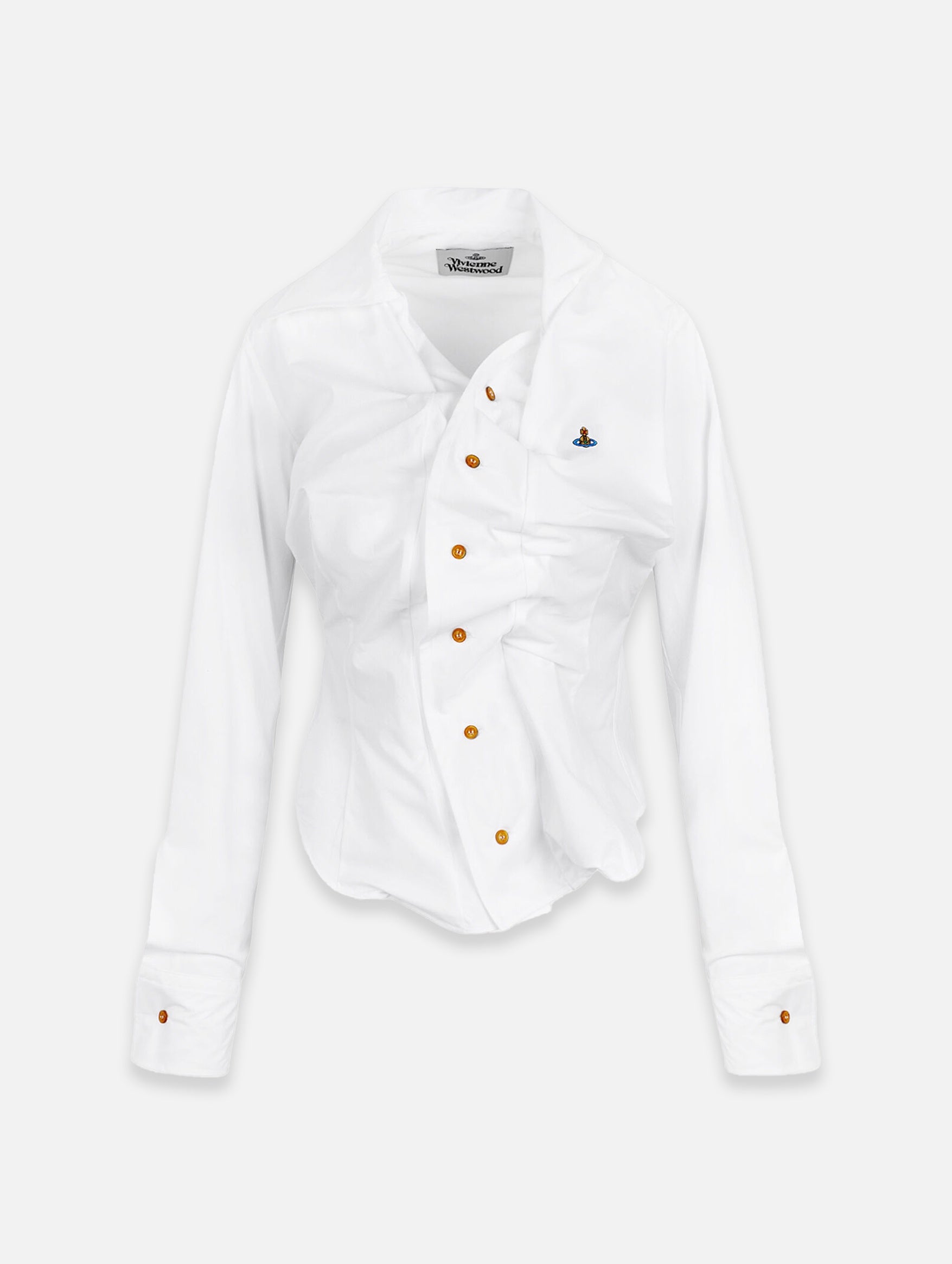 Drunken Long Sleeve Shirt in White