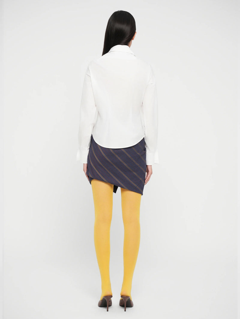 Drunken Long Sleeve Shirt in White