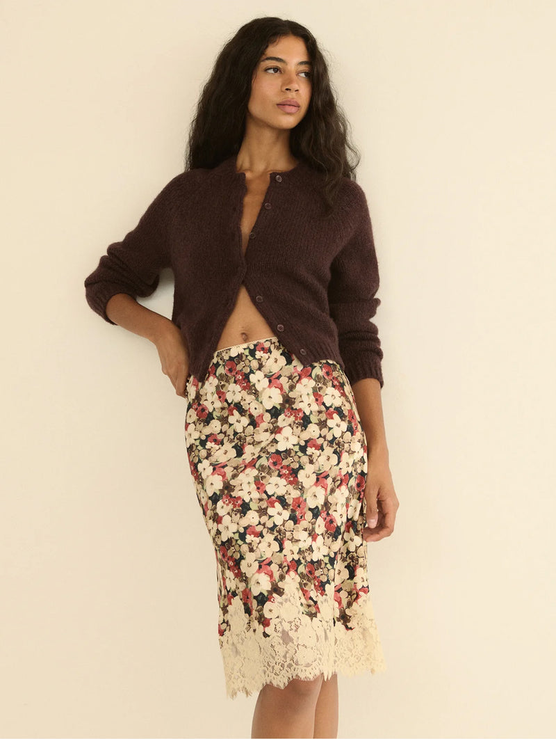 Elowette Skirt in Wildflower Bramble