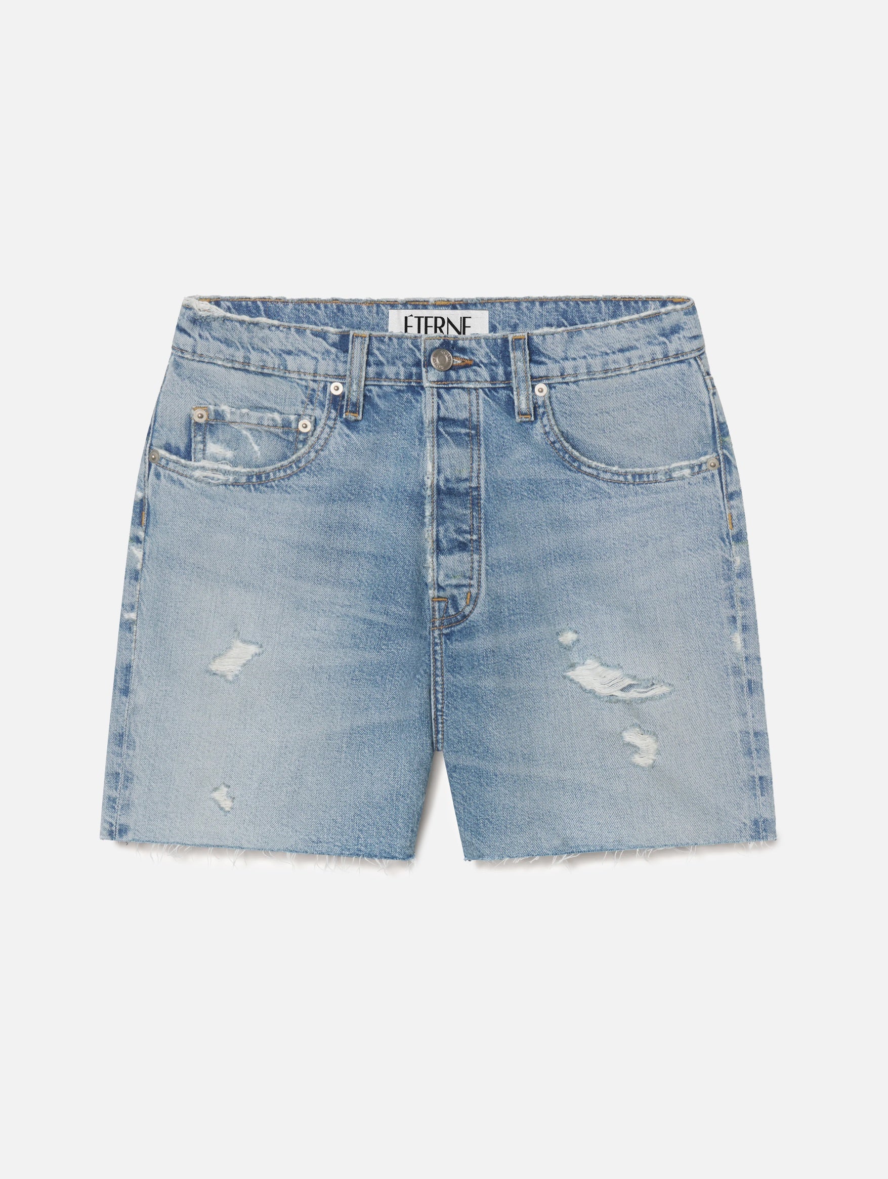 Emmett Denim Short in Light Indigo