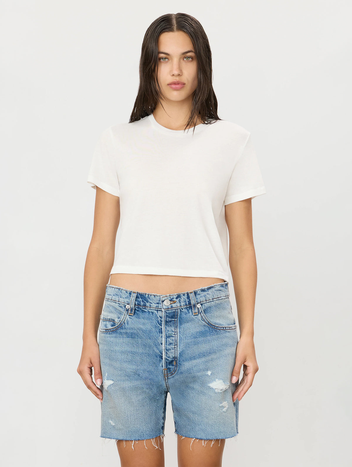 Emmett Denim Short in Light Indigo