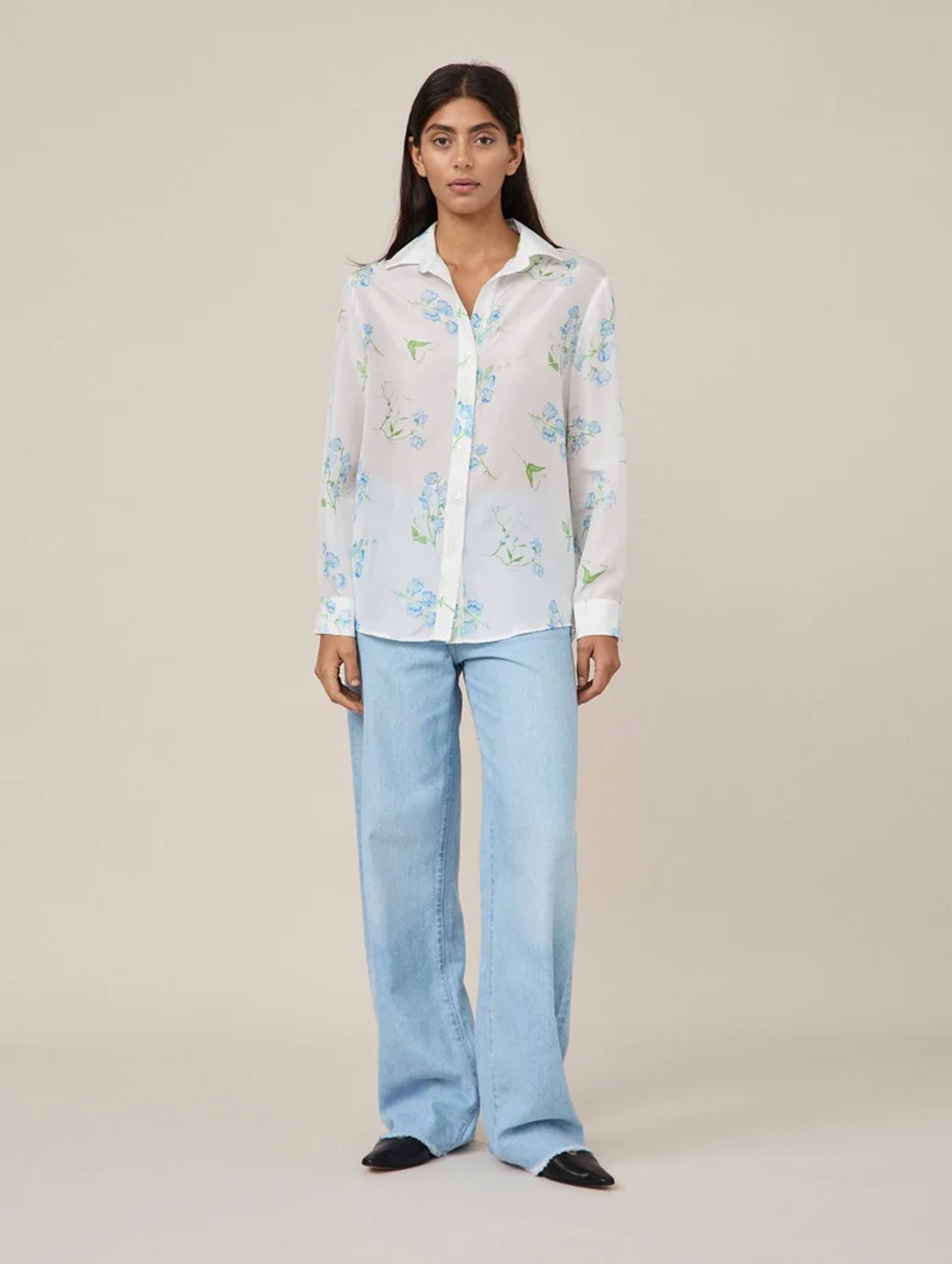 Easy To Love Shirt in Sweat Pea Print