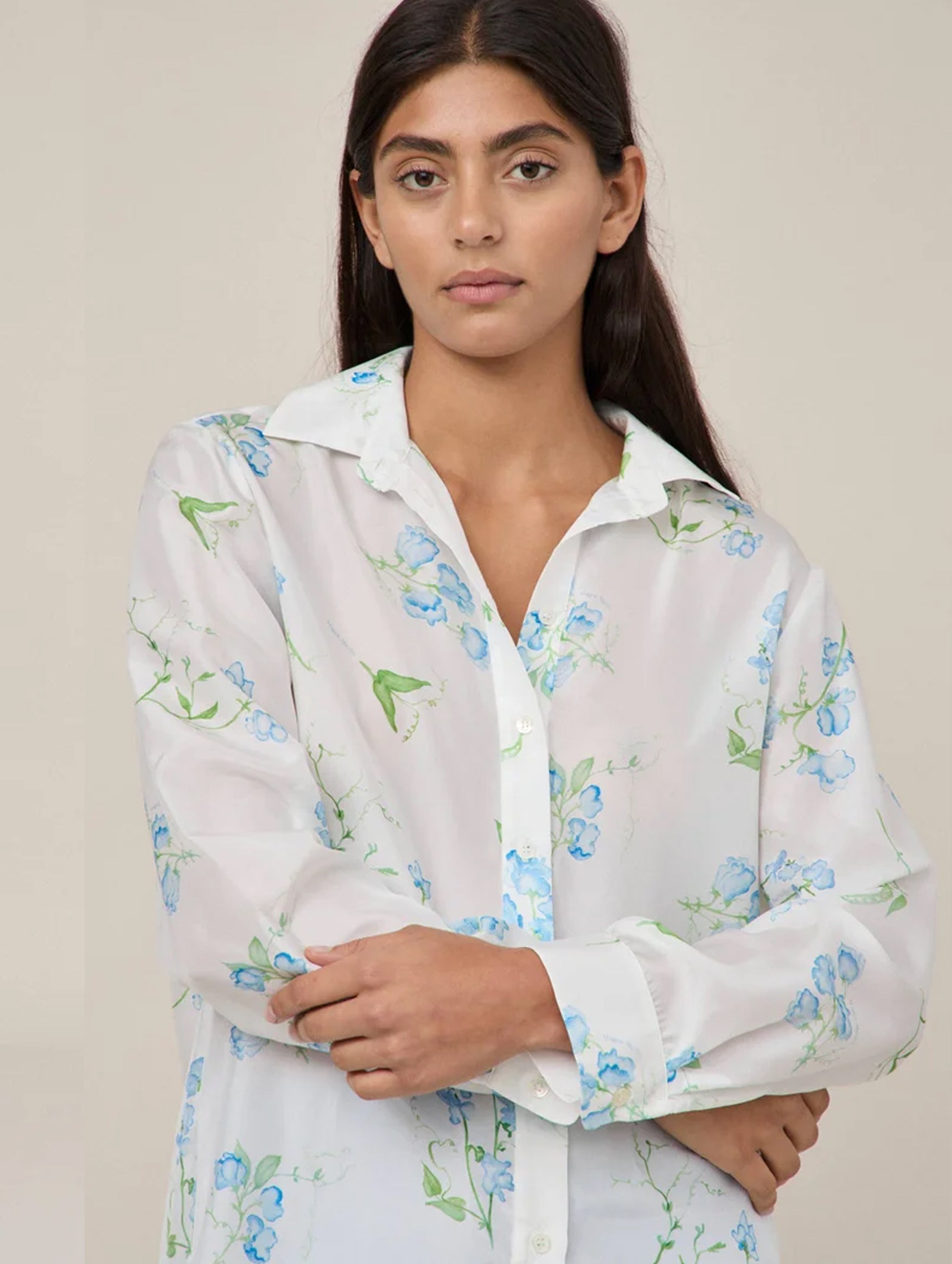 Easy To Love Shirt in Sweat Pea Print