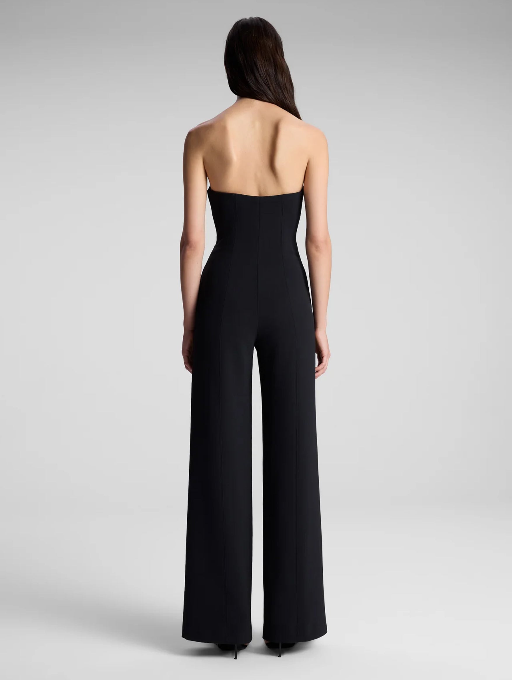 Eden Strapless Jumpsuit in Black