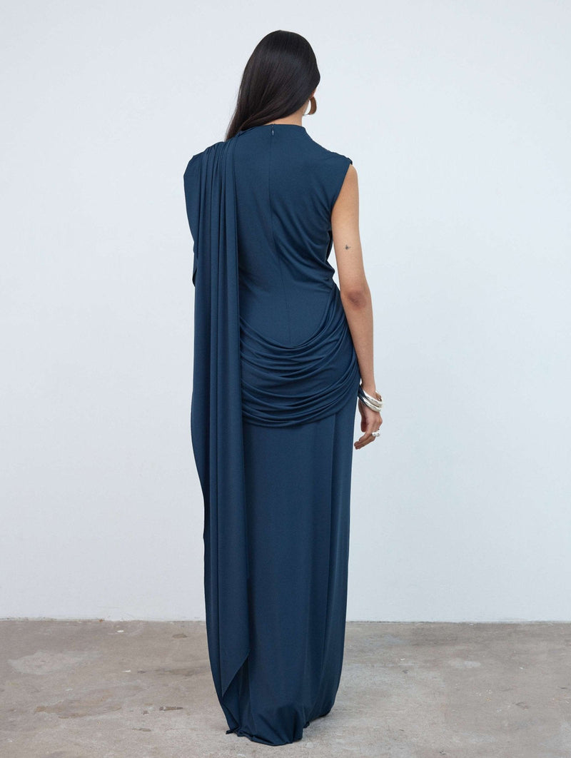 Elara Maxi Dress In Midnight