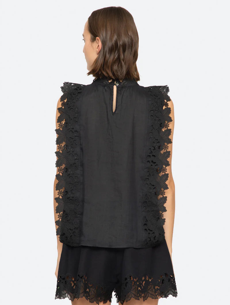 Eleannora Top in Black