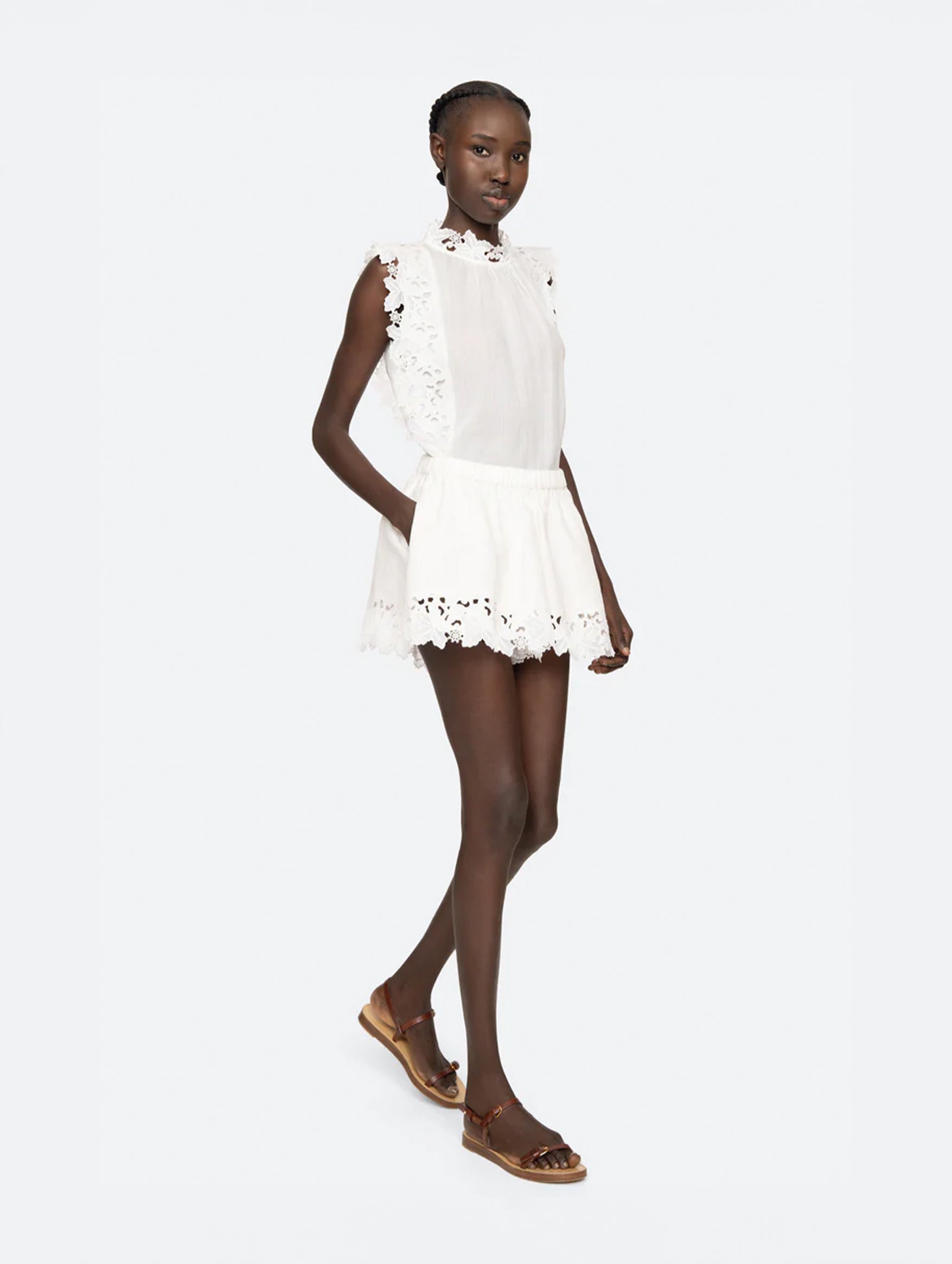 Eleannora Top in White