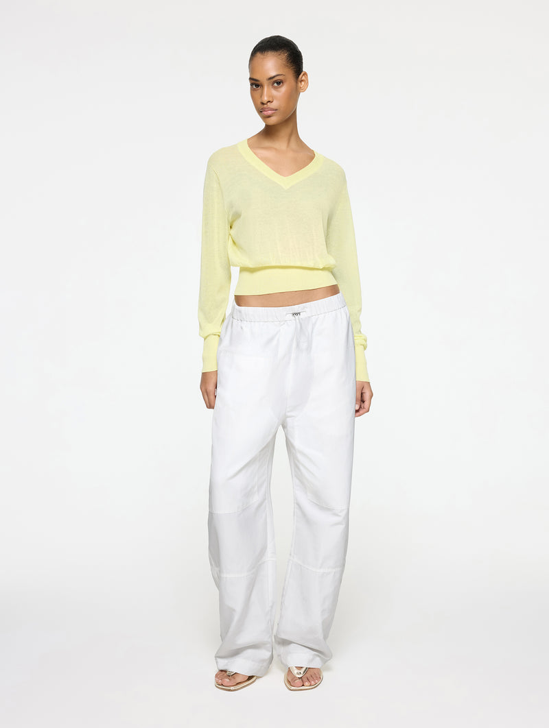 Elemental Parachute Pants in White