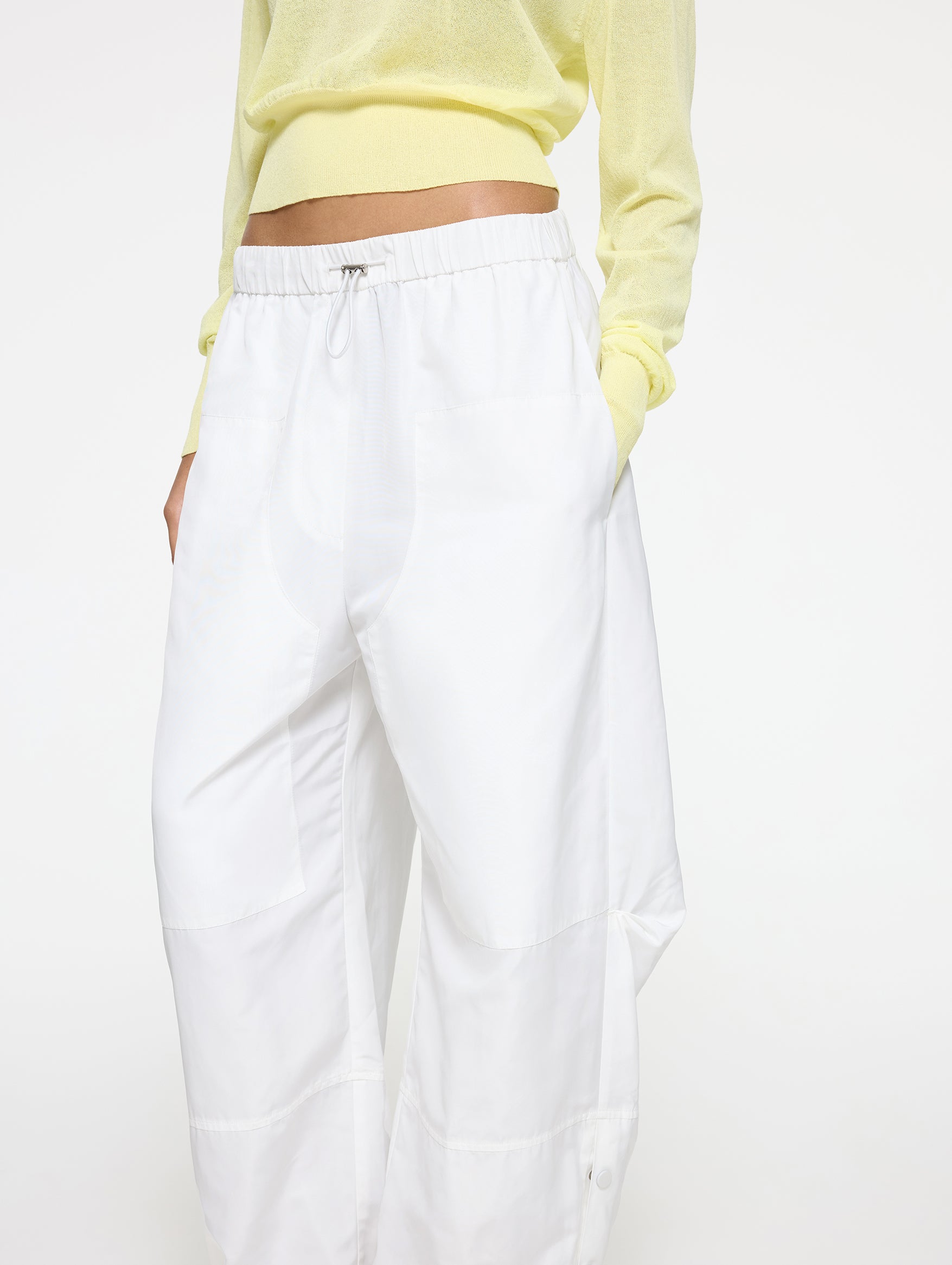 Elemental Parachute Pants in White
