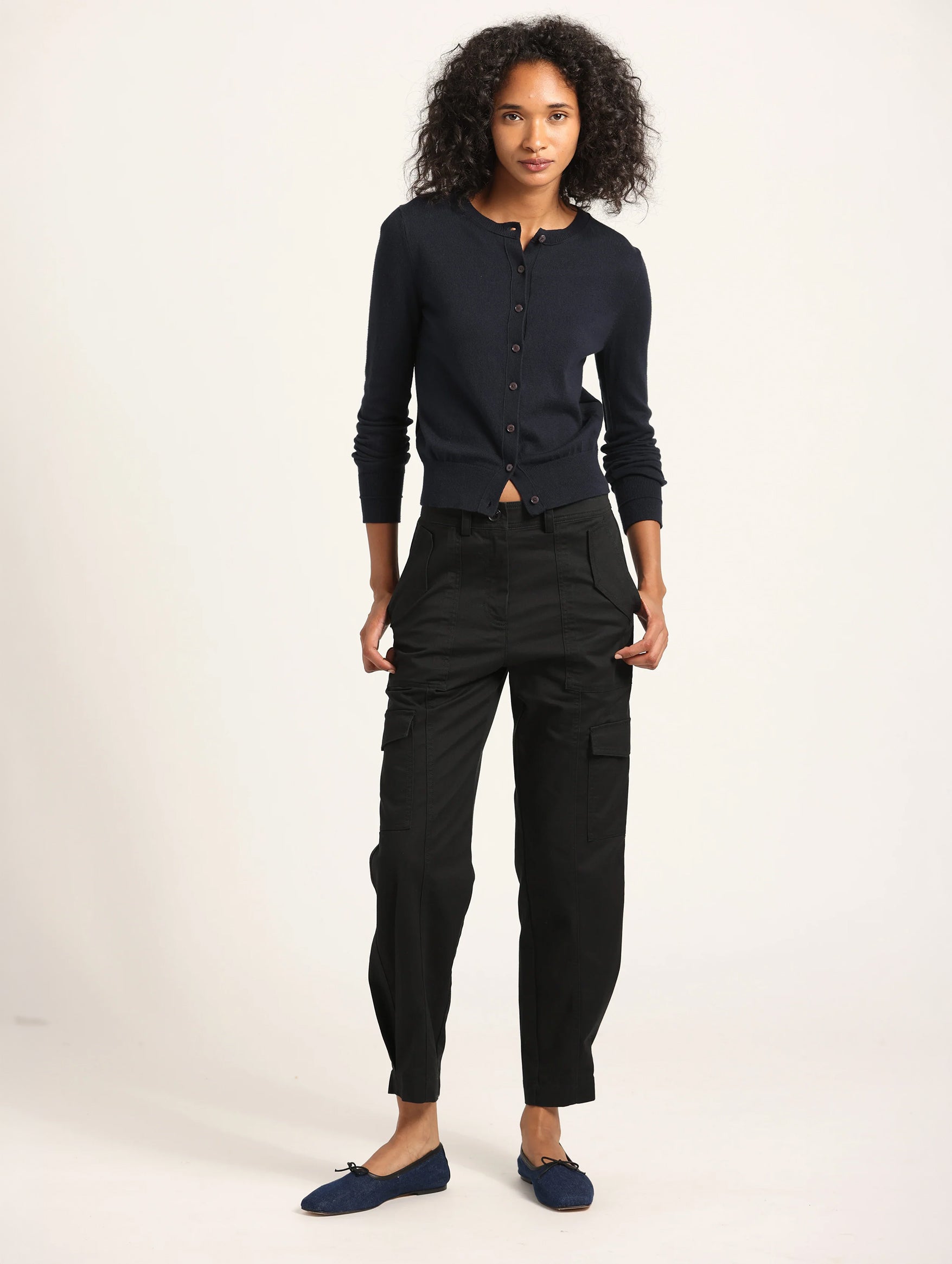Elian Utility Pant in Black