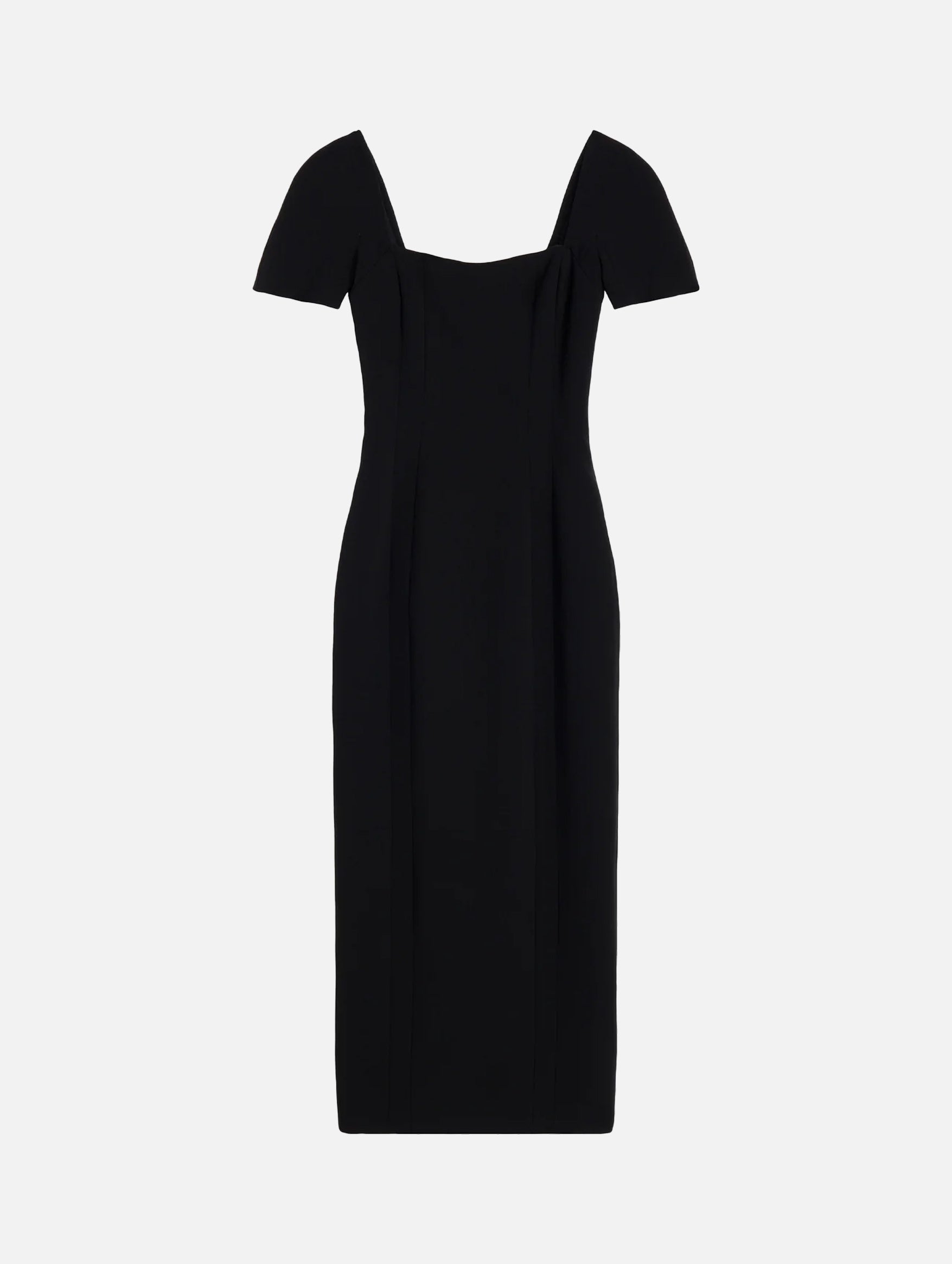 Elvie Midi Dress in Black