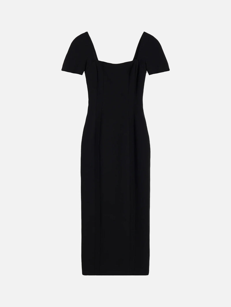 Elvie Midi Dress in Black