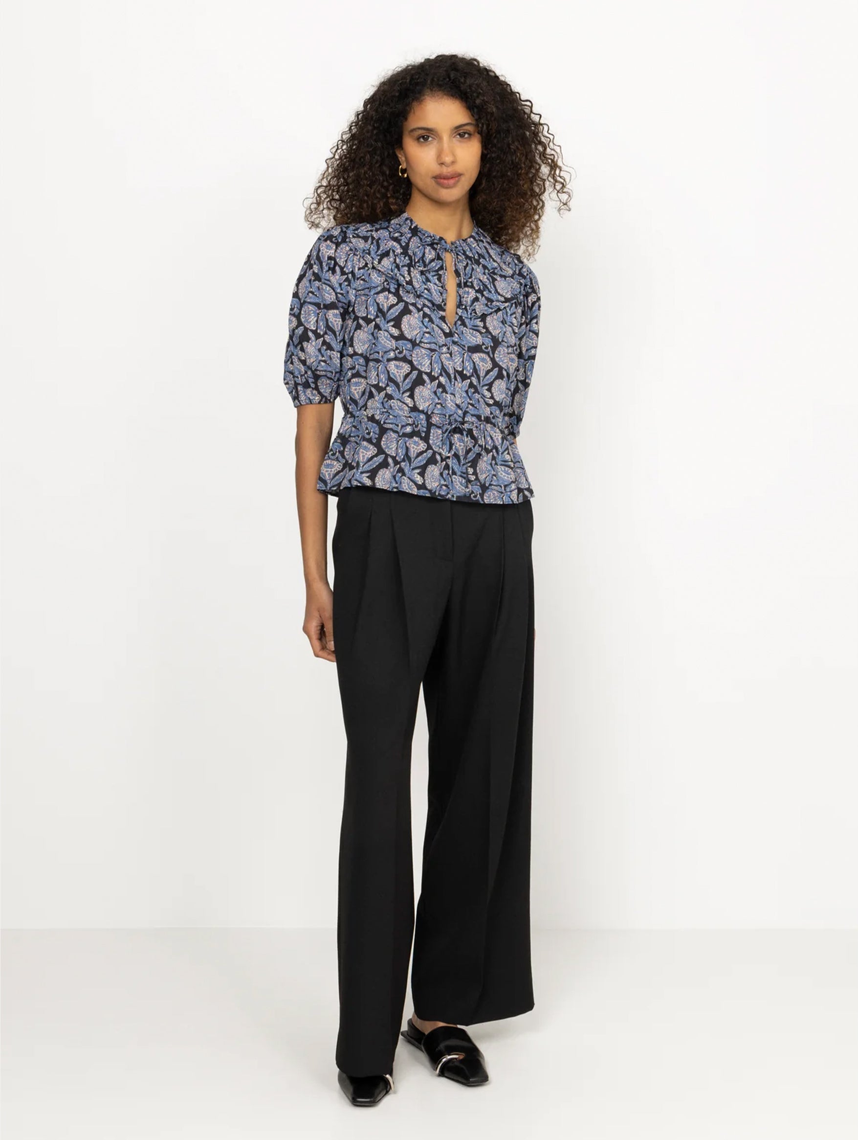 Elvie Cotton Top in Zinnia