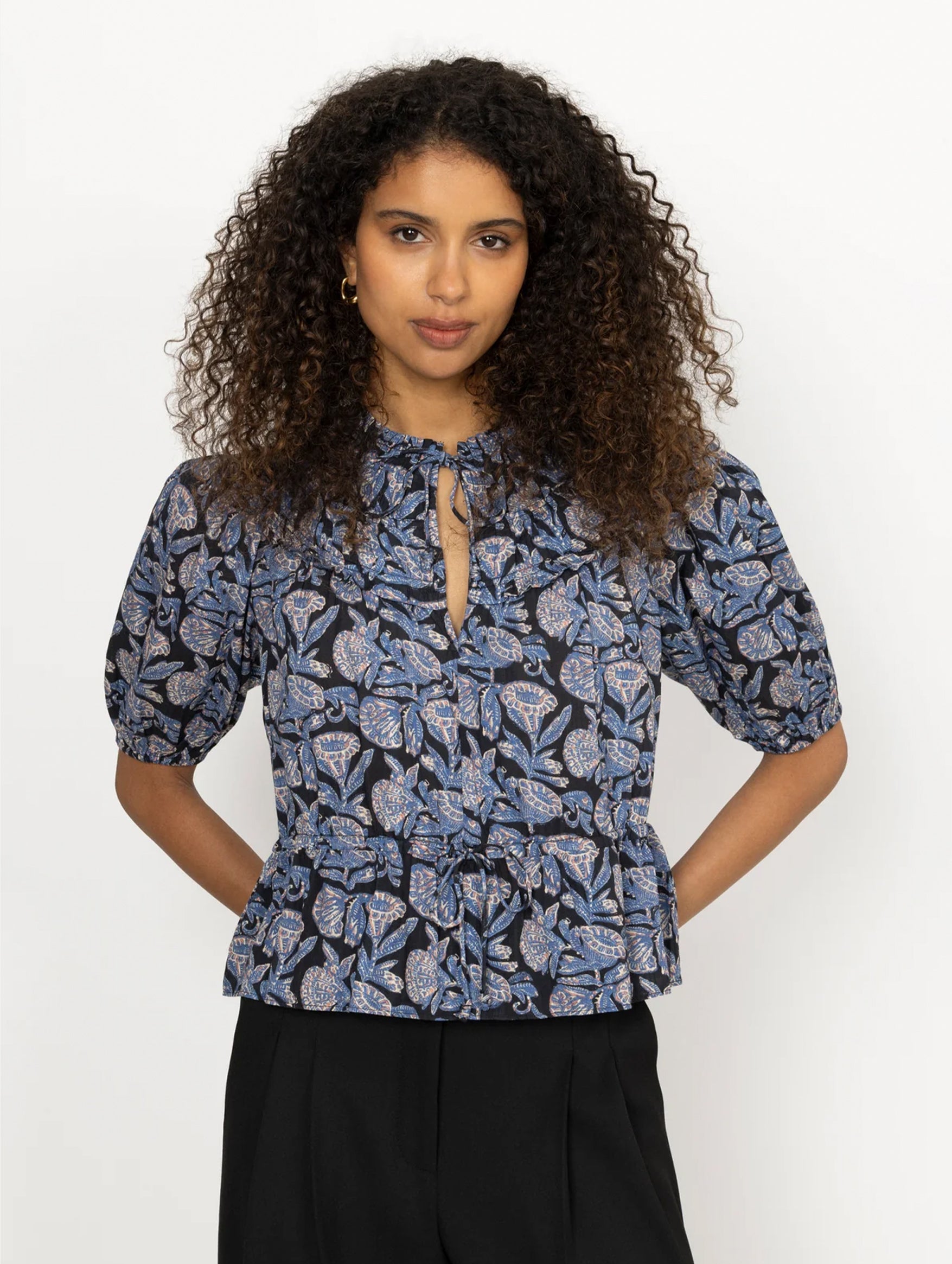 Elvie Cotton Top in Zinnia