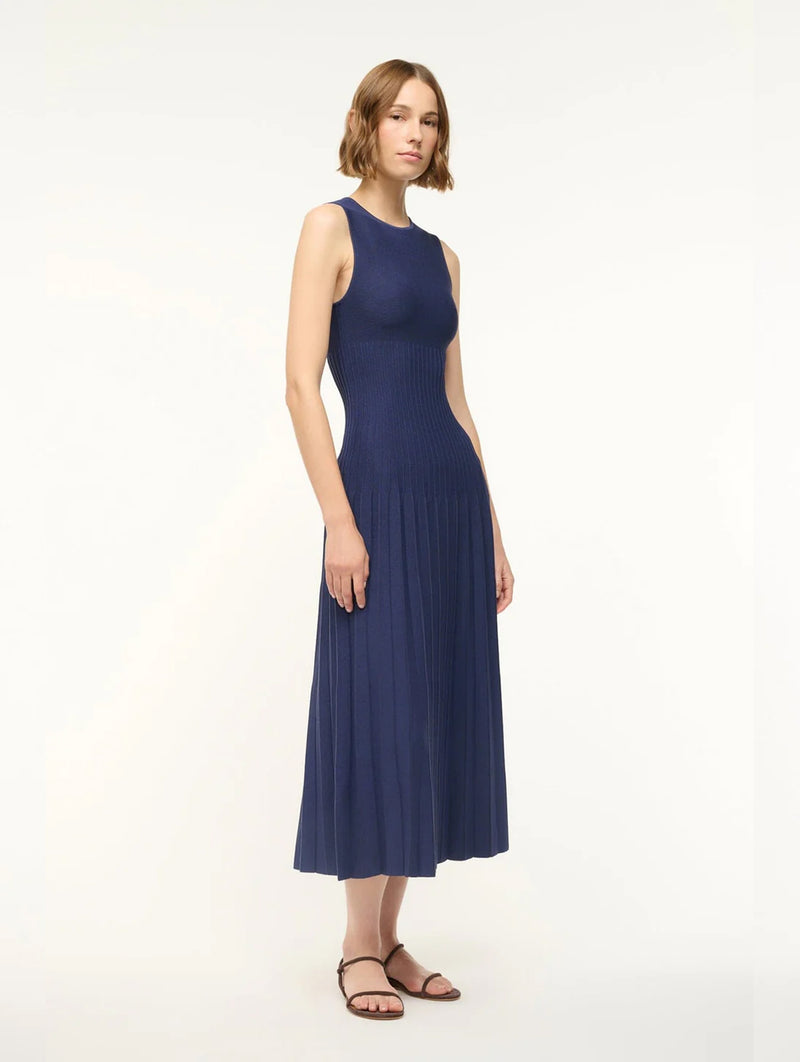 Elyse Dress in Navy