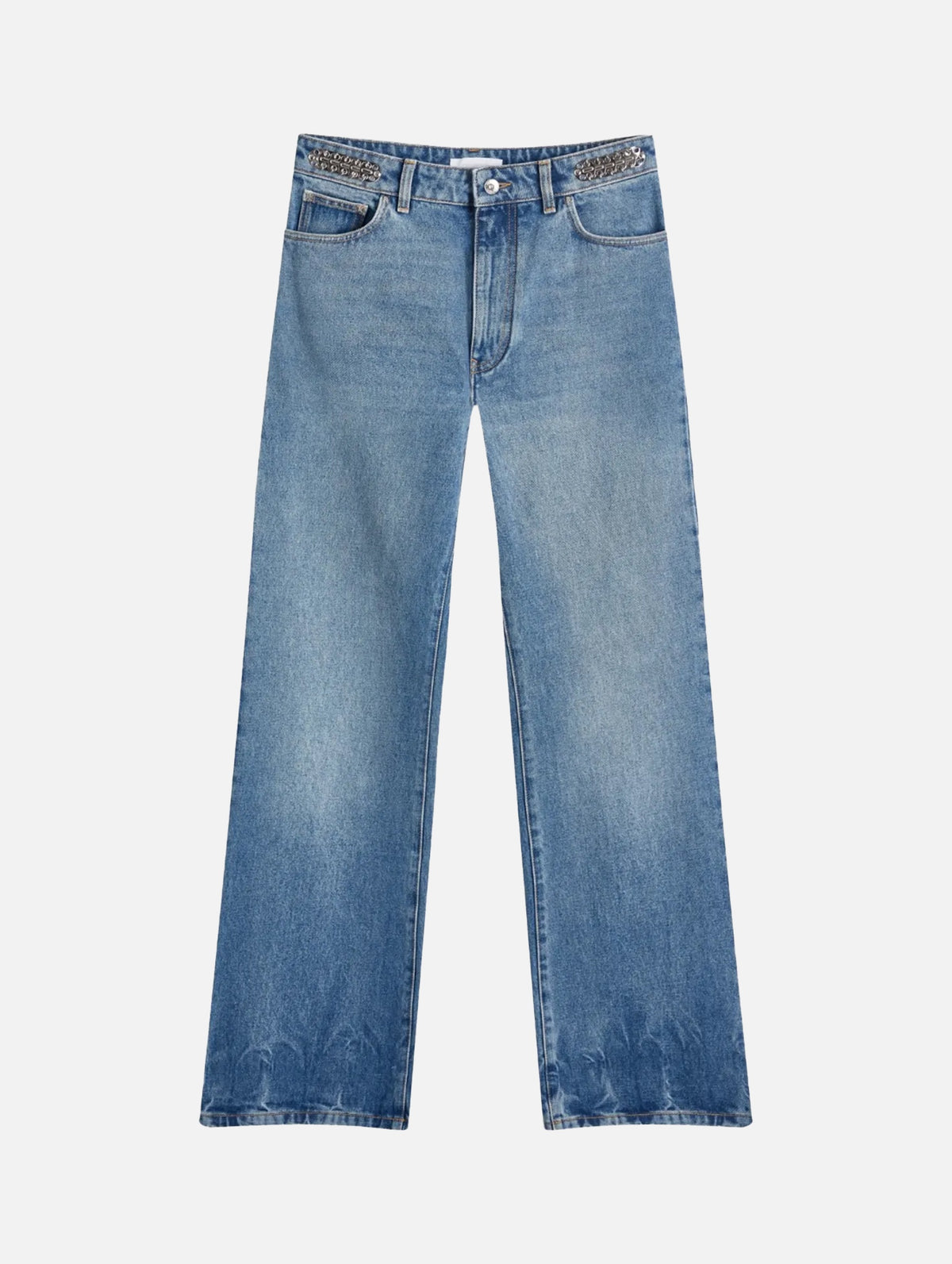 1969 Embelished Jeans in Denim Stone