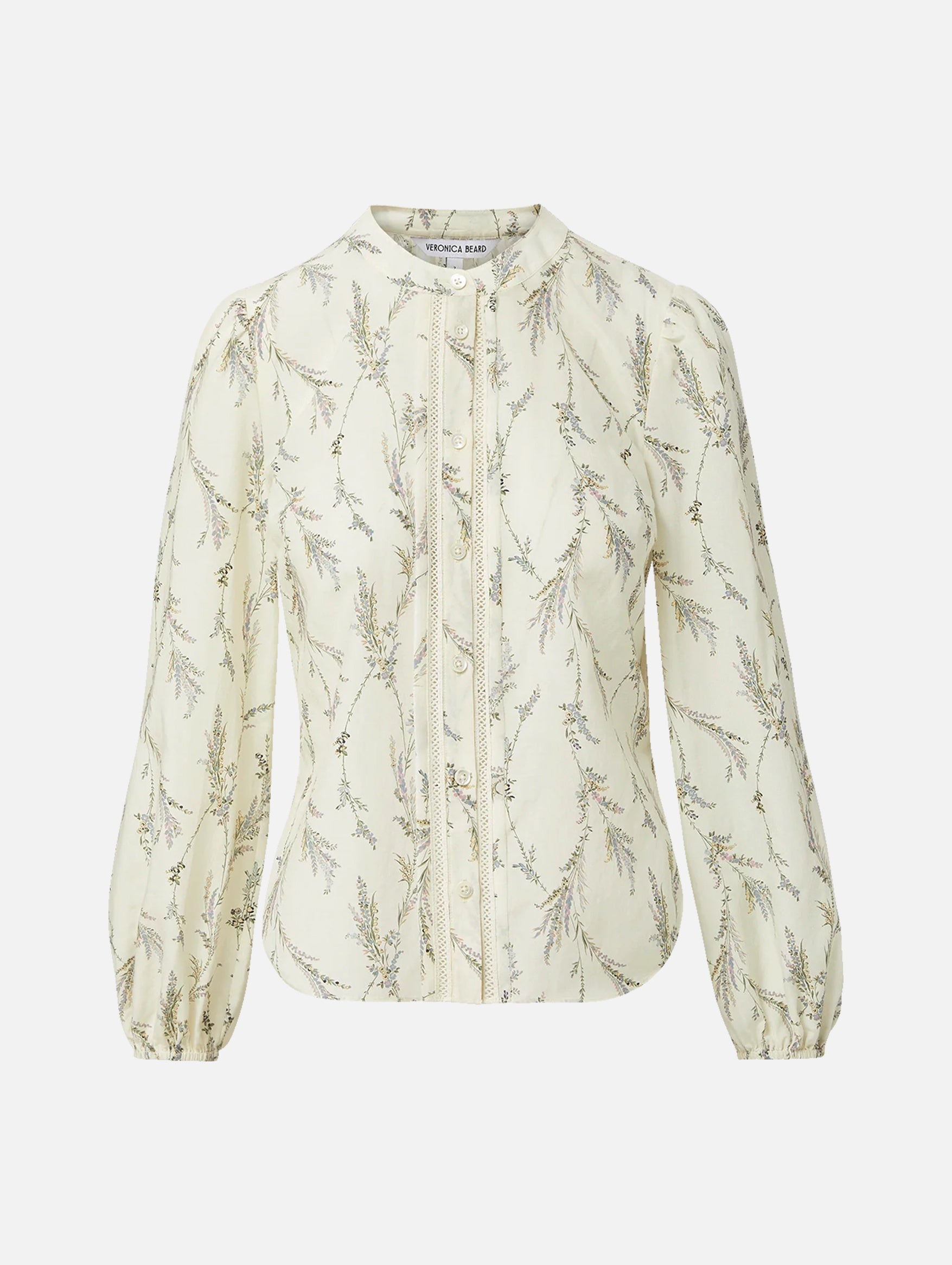 Emiko Blouse in Dove White Multi