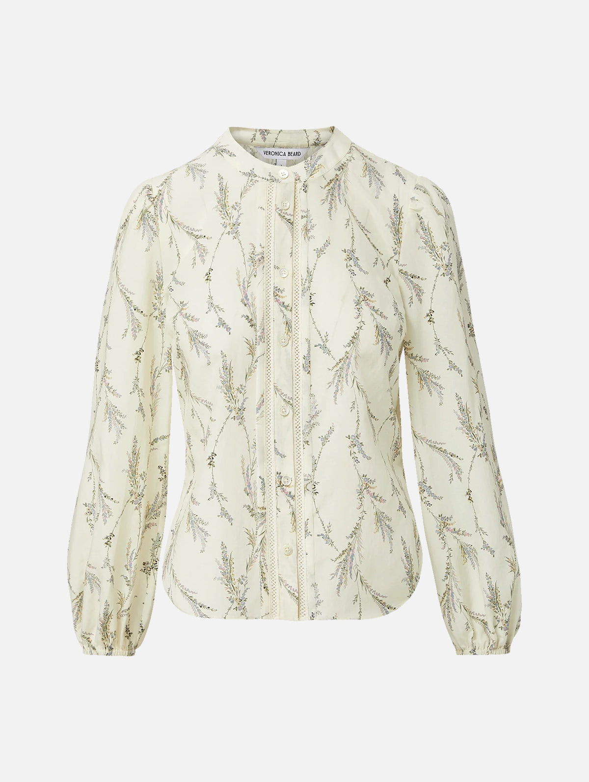 Emiko Blouse in Dove White Multi