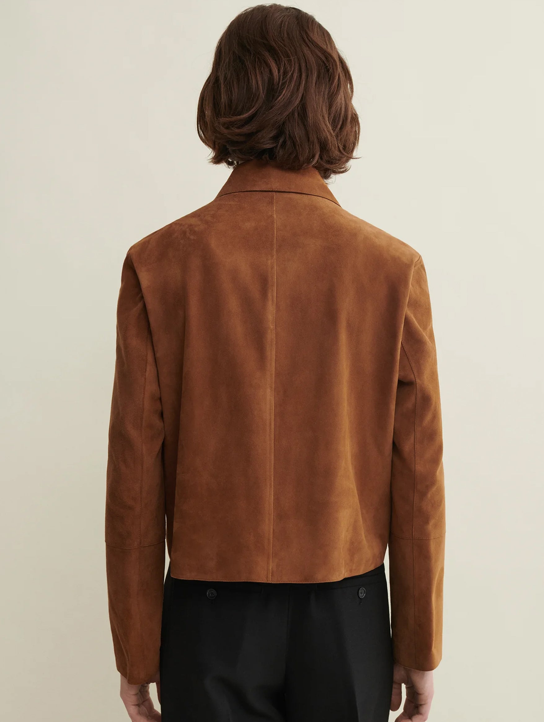 Emilla Suede Jacket in Whiskey