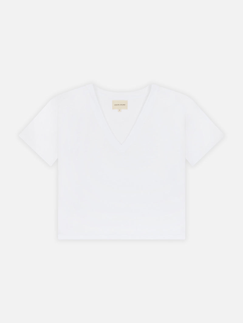 Faaa V T-Shirt in White